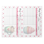 Bloc-note Teacup Cuties_ Recette Cartes (Devant)