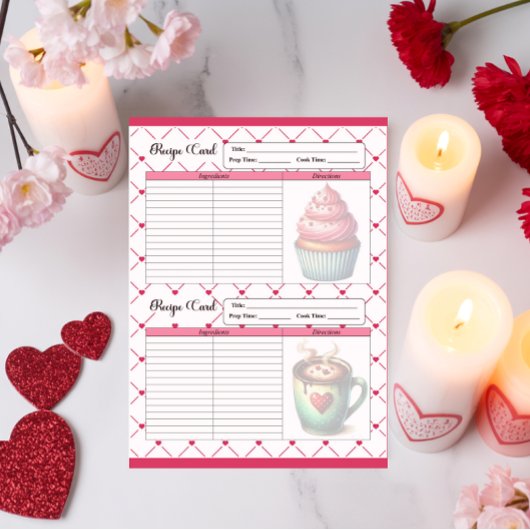 Bloc-note Teacup Cuties_ Recette Cartes