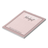 Bloc-note Technicien technologue spécialisé en ultrasons (Tourné)