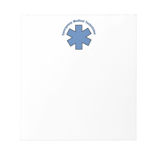 Bloc-note Technologie Médicale d'urgence (Devant)