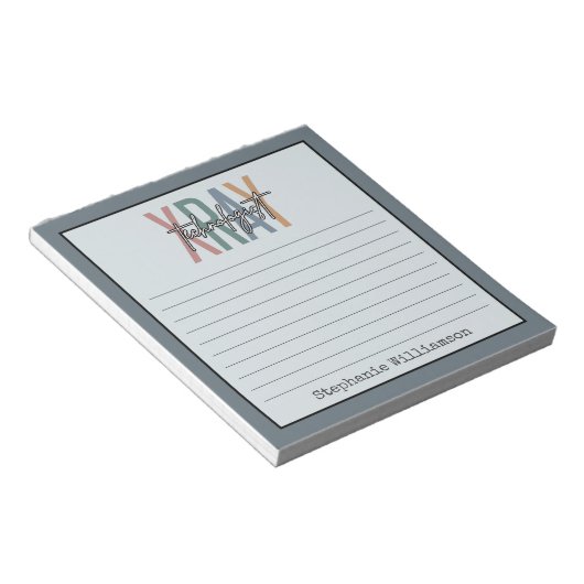 Bloc-note Technologue spécialisé en radiographie Xray Tech (Incliné)