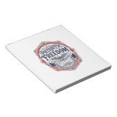 Bloc-note Tee-shirt graphique vectoriel de brunch dominical (Incliné)