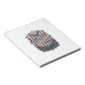 Bloc-note Tee-shirt graphique vectoriel de récolte automnale (Incliné)