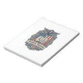 Bloc-note Tee-shirt graphique vectoriel du club de lecture p (Tourné)