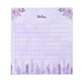 Bloc-note teintes violettes (Devant)
