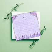 Bloc-note teintes violettes