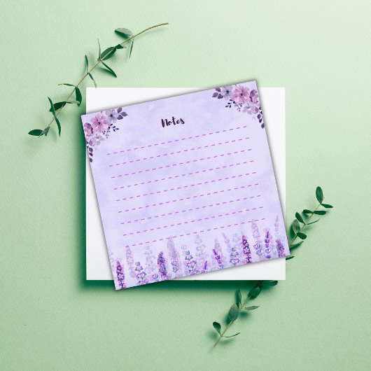 Bloc-note teintes violettes