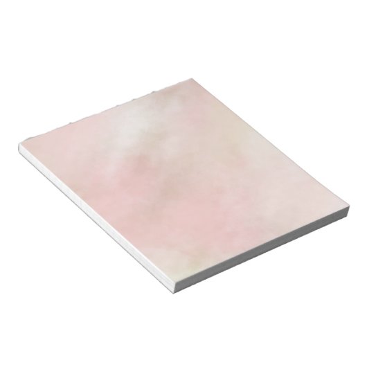 Bloc-note Teinture d'aquarelle rose rose pâle (Incliné)