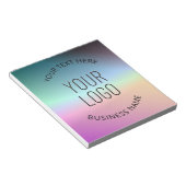 Bloc-note Télécharger le logo | Couleurs de dégradé changean (Incliné)