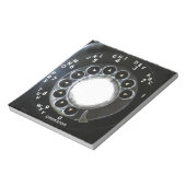 Bloc-note Téléphone Rotary (Tourné)