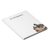 Bloc-note Télescope de professeur d'astronomie (Incliné)