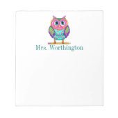 Bloc-note Tellement mignon Chouette Note Pad (Devant)