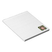 Bloc-note Template de photo Lined Notepad (Incliné)