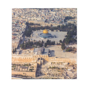 Bloc-note Temple Mount Old City Jerusalem Dome of the Rock