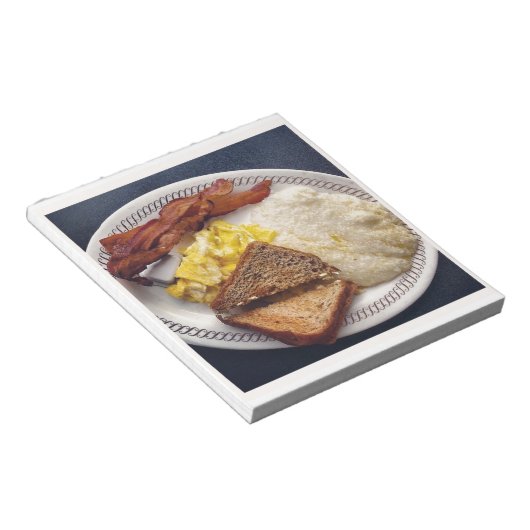 Bloc-note Temps de petit déjeuner - le lard Eggs des poussiè (Incliné)