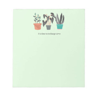 Bloc-note Temps de recharger la cono