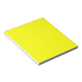 Bloc-note Tendance citron jaune uni couleur | Classique (Incliné)