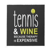 Bloc-note Tennis And Wine Premium (Devant)