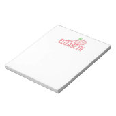 Bloc-note Tennis Personalized Name Pink (Tourné)