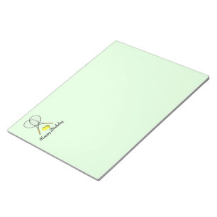 Bloc-note Tennis Vert Sports d'anniversaire
