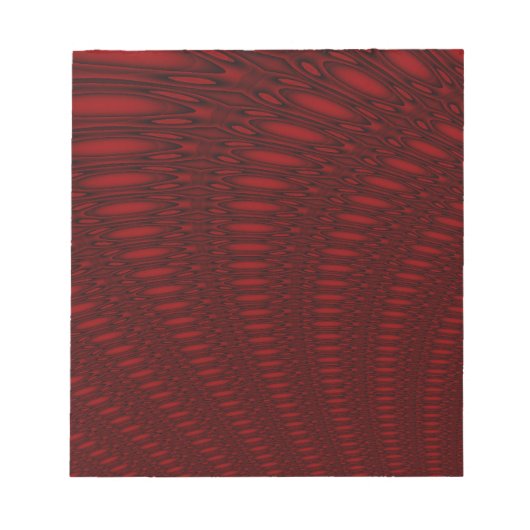 Bloc-note Tentacles de pieuvre rouge Notepada (Devant)