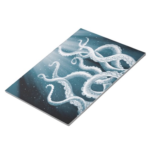 Bloc-note Tentacles Galaxy Blue Moon Rays (Incliné)