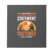 Bloc-note Tenues de Halloween Déclaration Conception de Mais (Devant)