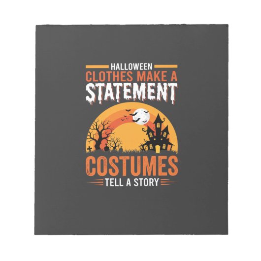 Bloc-note Tenues de Halloween Déclaration Conception de Mais (Devant)