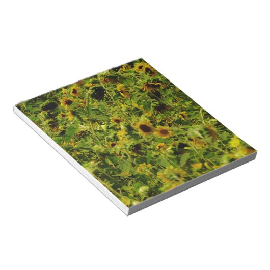 Bloc-note Terrain de tournesol (Incliné)