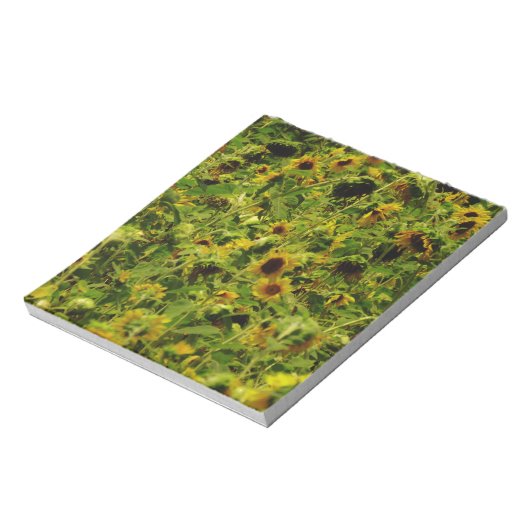 Bloc-note Terrain de tournesol (Tourné)