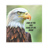 Bloc-note Terre d'aigle chauve des Libres (Devant)