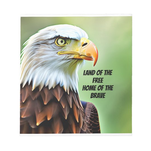 Bloc-note Terre d'aigle chauve des Libres (Devant)