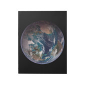 Bloc-note Terre de marbre bleu (hémisphère occidental) (Tourné)