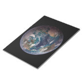 Bloc-note Terre de marbre bleu (hémisphère occidental) (Incliné)