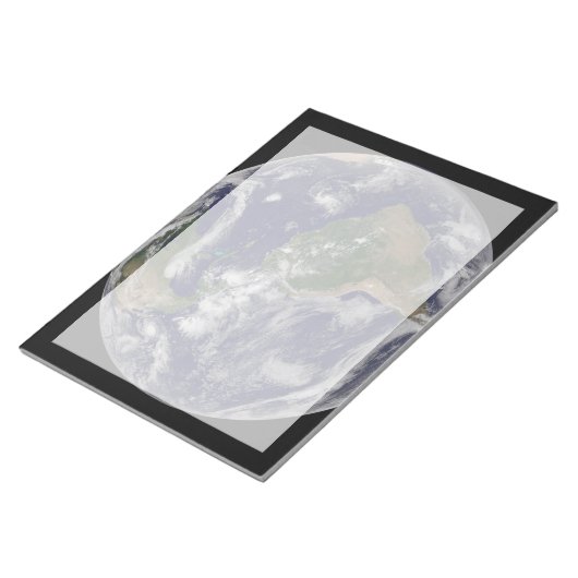 Bloc-note Terre Pleine Montrant Divers Systèmes De Tempête T (Incliné)