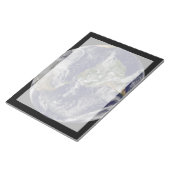 Bloc-note Terre Pleine Montrant Une Puissante Tempête D'Hive (Incliné)