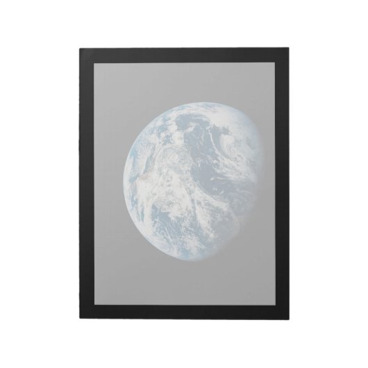 Bloc-note Terre Tirée De L'Aollo 8 Spacecraft. (Tourné)