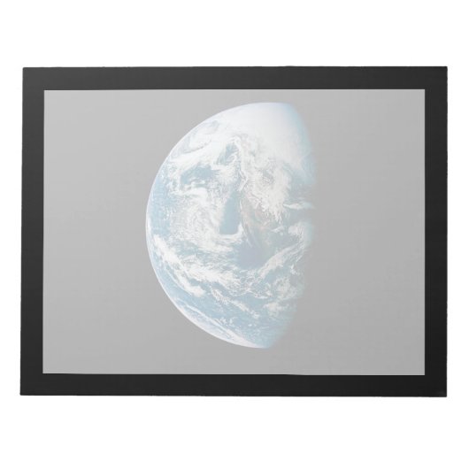 Bloc-note Terre Tirée De L'Appareil Spacecraft Apollo 13. (Devant)