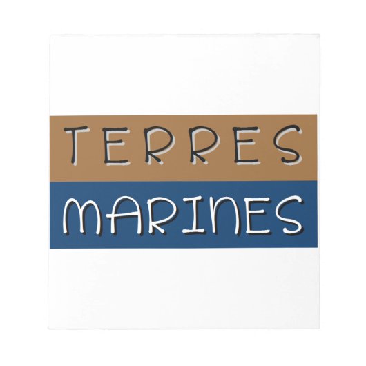Bloc-note Terres marines (Devant)