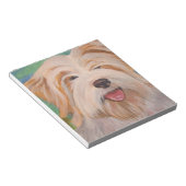 Bloc-note Terrier Portrait Cute Pet Chien Art (Incliné)