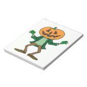 BLOC-NOTE TÊTE CITROUILLE HALLOWEEN (Tourné)