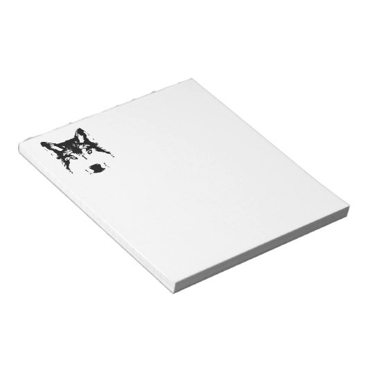 Bloc-note Tête de loup (Incliné)