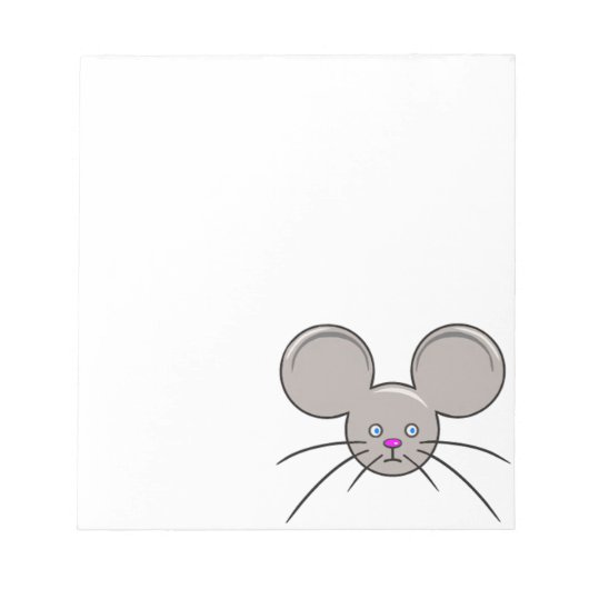 Bloc-note Tête de souris (Devant)