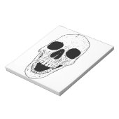 Bloc-note Tête de squelette (Tourné)