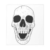 Bloc-note Tête de squelette (Devant)