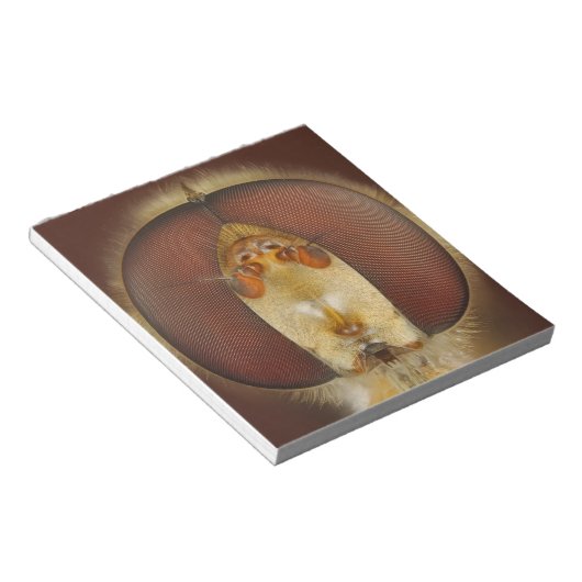 Bloc-note Tête et yeux composés d'une mouche (Incliné)