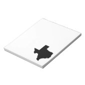 Bloc-note Texas à Black and White (Tourné)