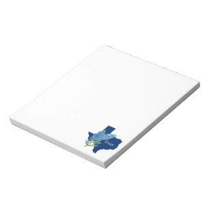 Bloc-note Texas Bluebonnets Fleurs bleues aquarelle