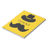 Bloc-note Texas en jaune (Tourné)