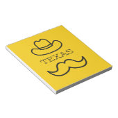 Bloc-note Texas en jaune 2 (Incliné)